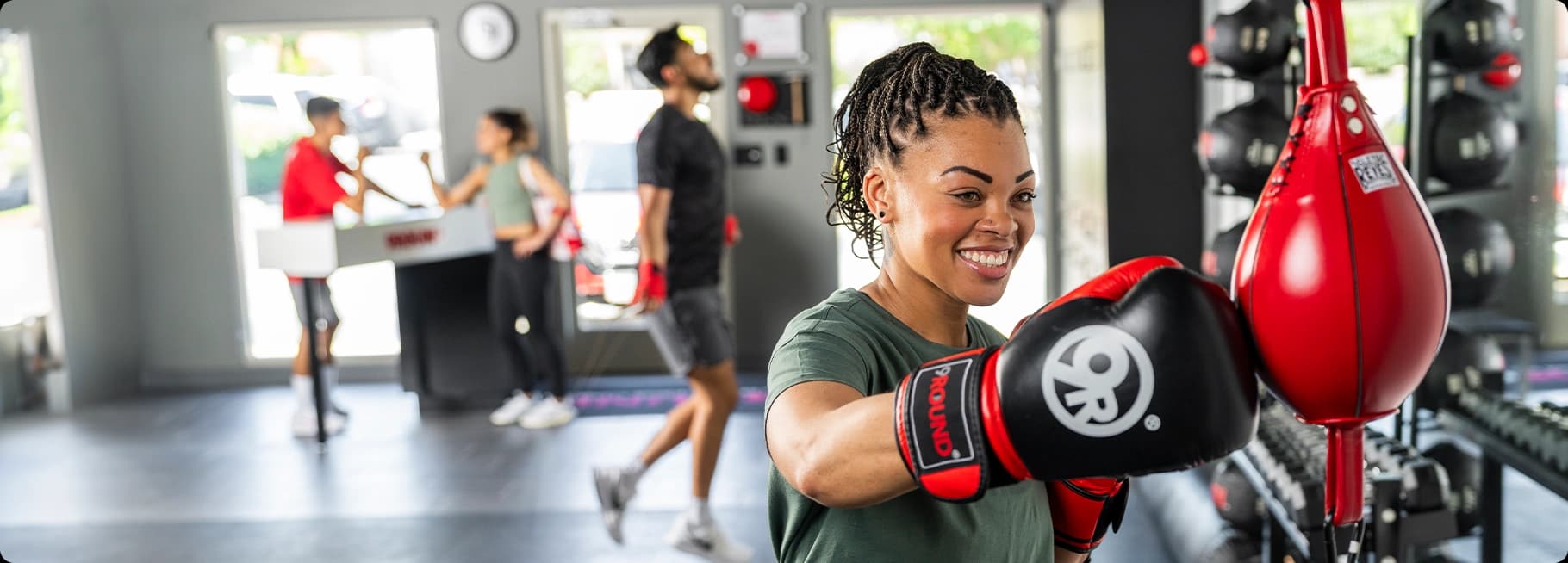 Exterior or interior of 9Round Kickbox Fitness