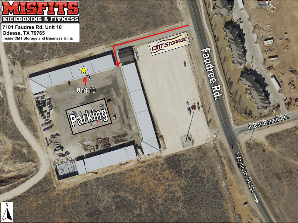 Exterior or interior of Misfits Kickboxing and Fitness