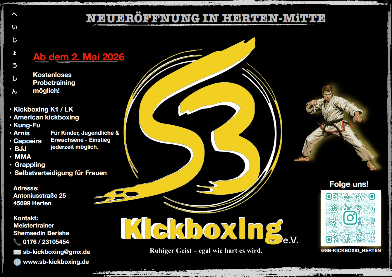 Exterior or interior of SB Kickboxing e.V. Remscheid