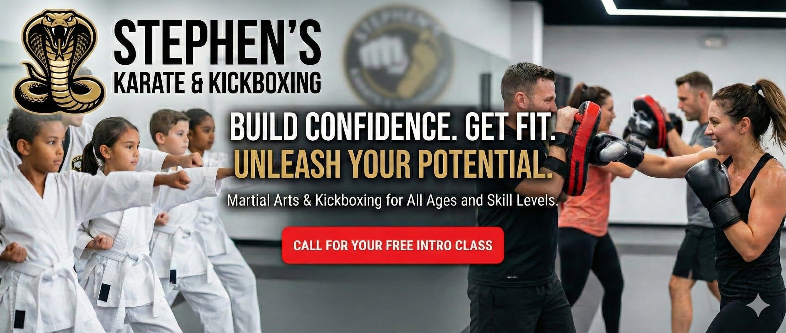 Exterior or interior of Stephen's Karate & Kickboxing